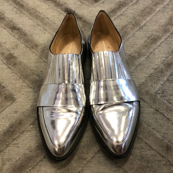 loeffler randall silver shoes